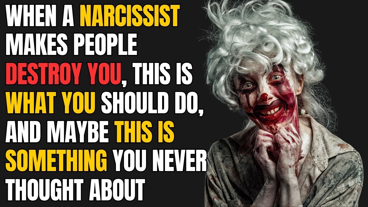 When a narcissist makes people destroy you, this is what you should do ...