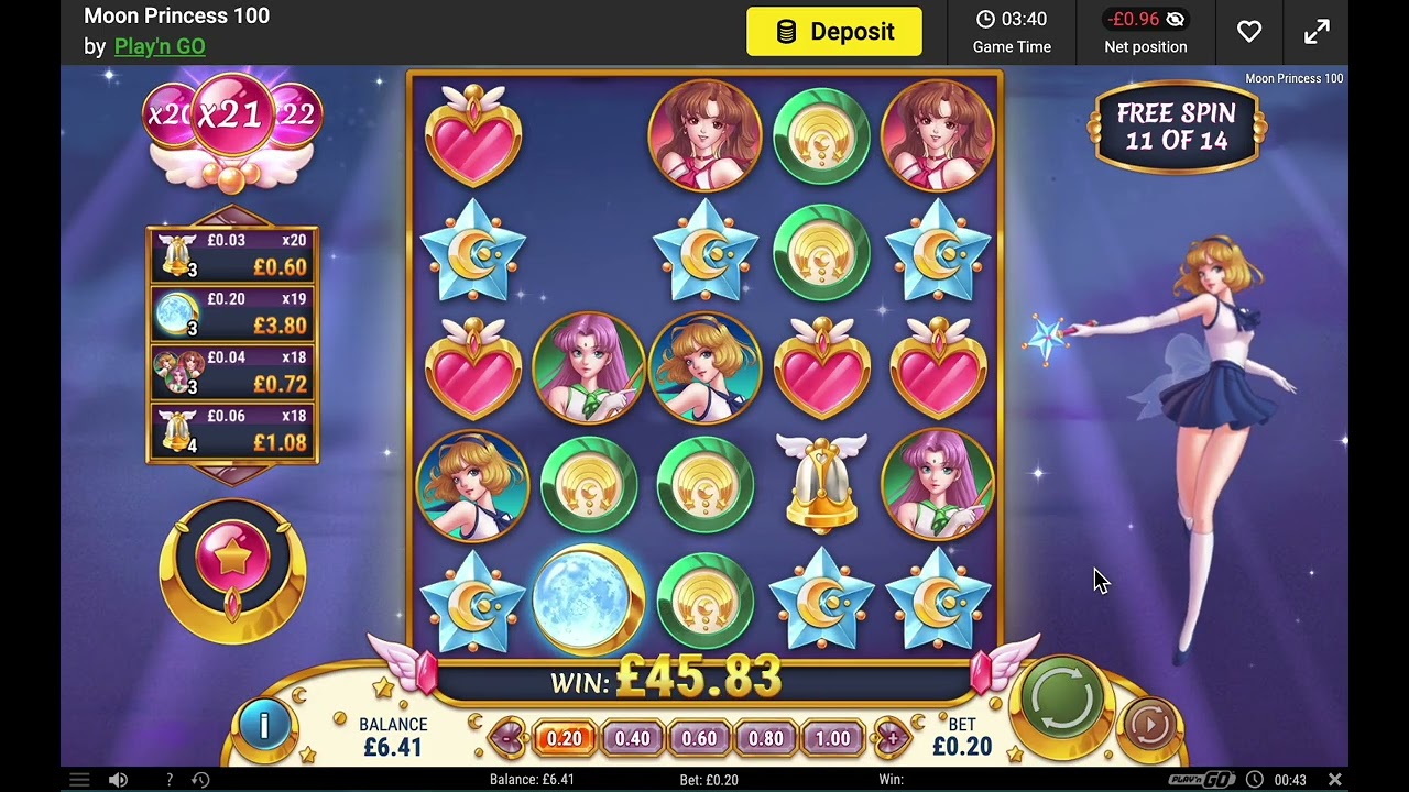 Moon Princess 100 - Bonus Round