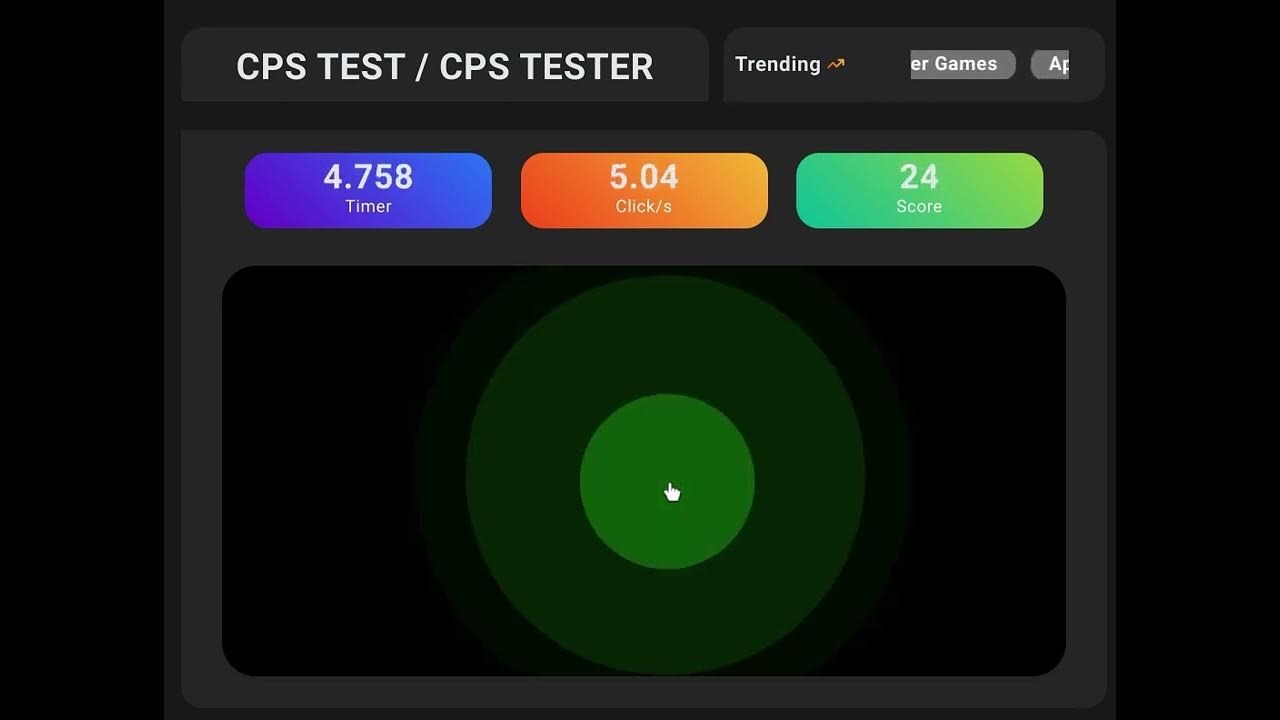 CPS Test / CPS Tester / Click Test