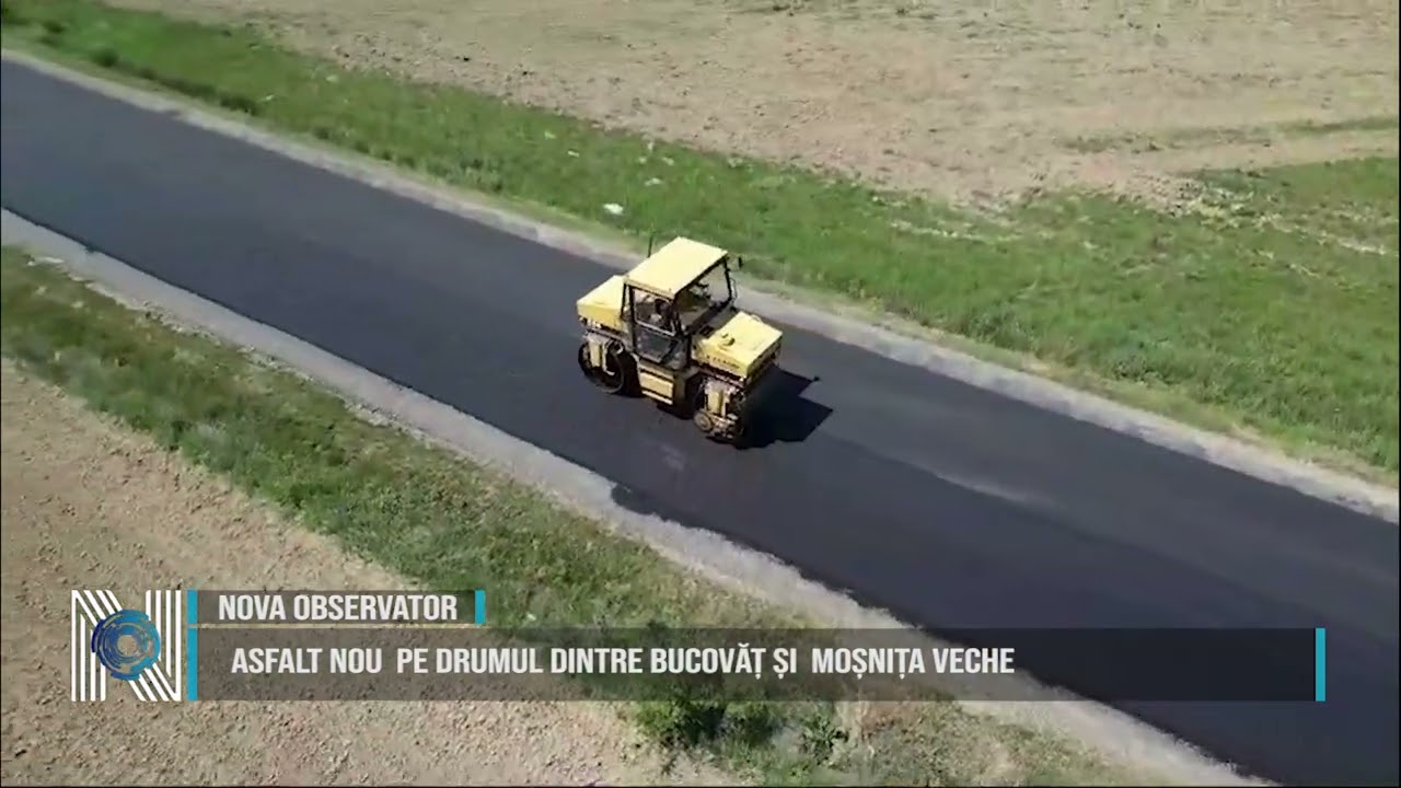 ASFALT NOU PE DRUMUL DINTRE BUCOVĂȚ ȘI MOȘNIȚA VECHE ASFALT NOU PE DRUMUL DINTRE BUCOVĂȚ ȘI MOȘNIȚA VECHE