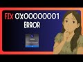 EASY FIX For "Microsoft Store Error 0x00000001" - FIXED