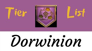 Divide and Conquer v4.5 - Dorwinion Tier List