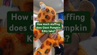 Giant Pumpkin Kitty Halloween plush toy stuffing at Build-A-Bear #plush #buildabear