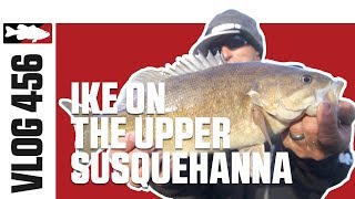 Mike "Ike" Iaconelli Fishing on the Upper Susquehanna with Abu Garcia &amp; Missile Baits - TW VLOG #456
