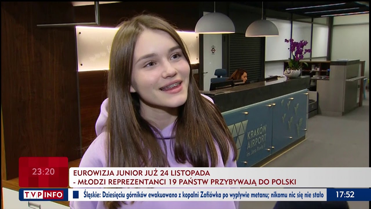 Powitanie artystów Eurowizji Junior 2019 na lotnisku 17.11.2019