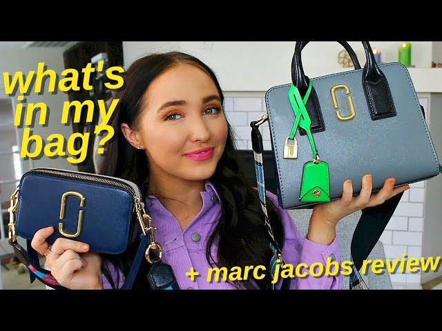 what's in my bag? marc jacobs big shot vs snapshot review