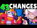 Brawl Stars Update Sneak Peek! | 43 Balance Changes & MORE!