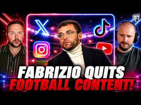 Fabrizio Romano QUITS Football Content?!