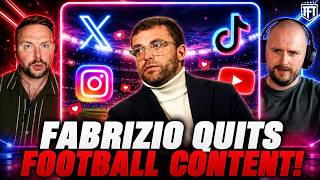 Fabrizio Romano QUITS Football Content?!