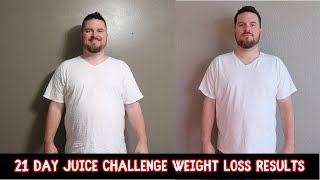 I just recently finish a 21 day juicing challenge. the biggest
question hear is how much weight did you lose. thought there more to
it than we...