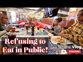 Refusing to eat in public  lifewithlisa343  daily vlogs