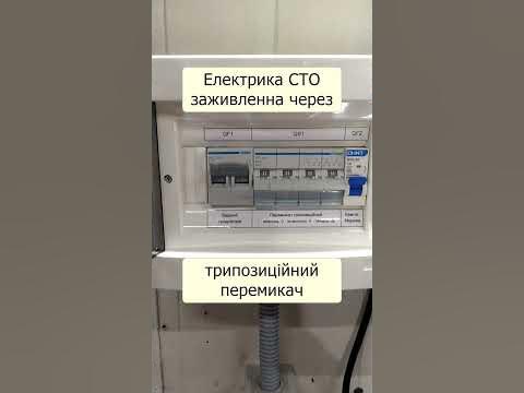 Підключення генератора. Електрощит із світлозвуковим індикатором мережі ...