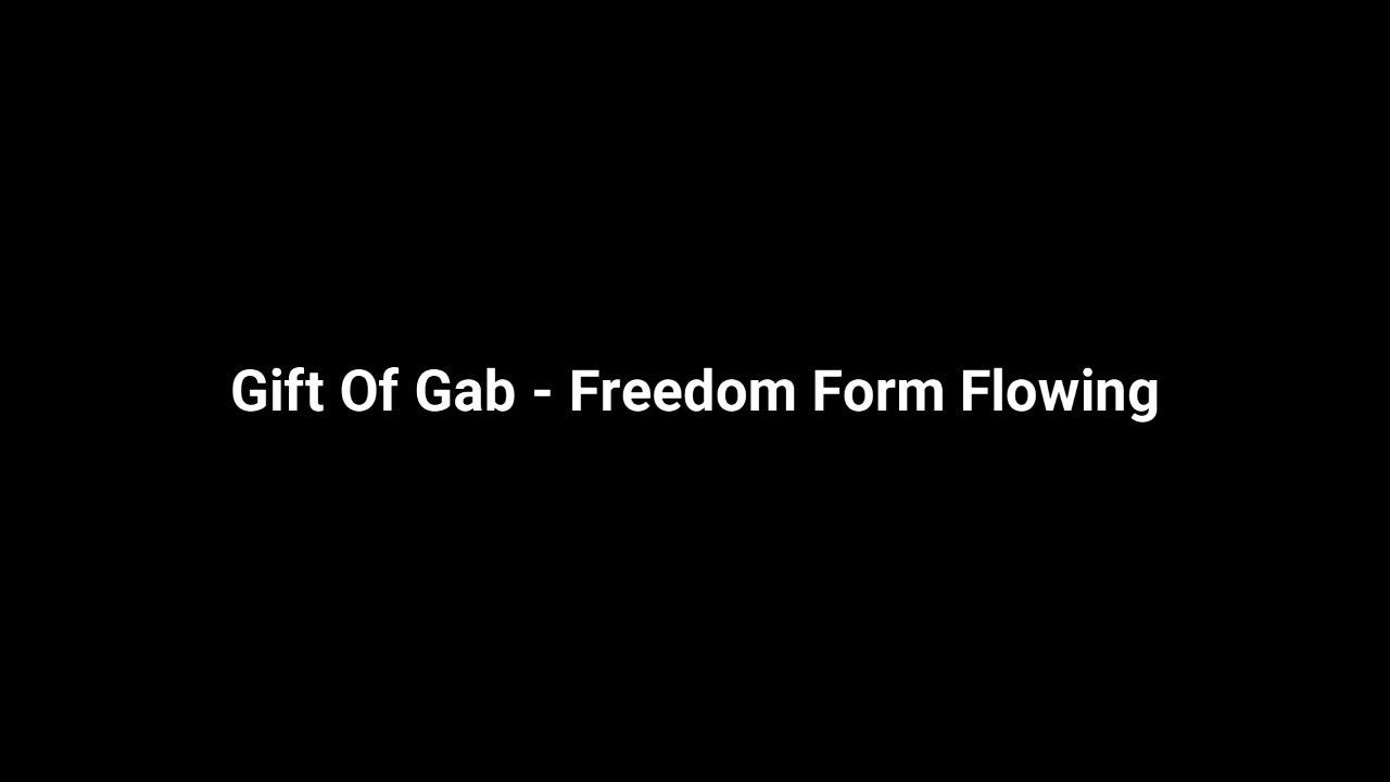 (INSTRUMENTAL) Gift Of Gab - Freedom Form Flowing
