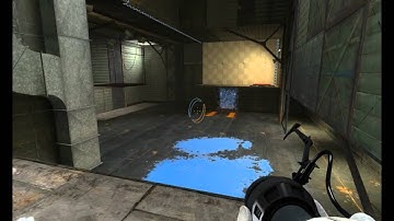 Portal 2: Least Portals - Repulsion Intro - 7 Portals
