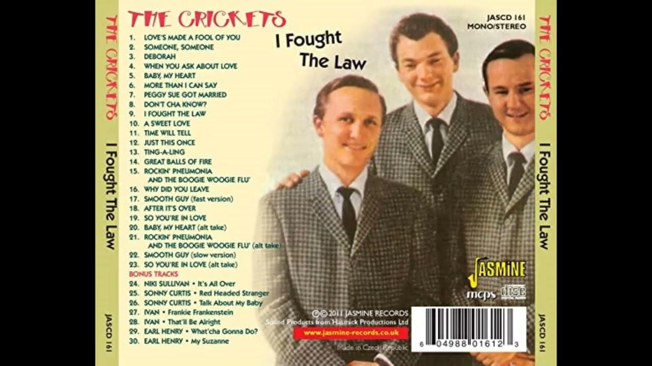 The Crickets I Fought The Law Stereo Mix 2022 1959 Youtube