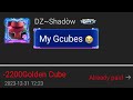 This guy lost 2200 gcubes