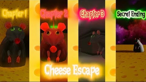 Cheese Escape Chapter 1,2,3+Secret Ending [Full Walkthrough] Roblox