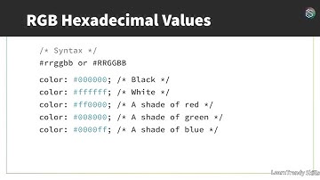 CSS Color Property and Values Explained | Learn CSS Basics