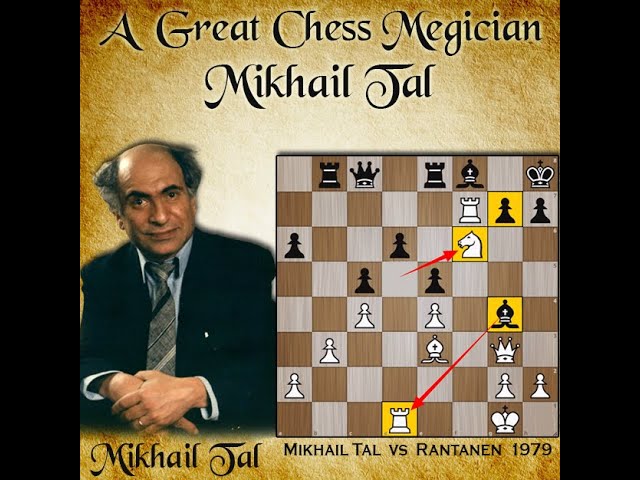 Mikhail Tal at the 'Tournament of Stars' (Montréal, 1979).