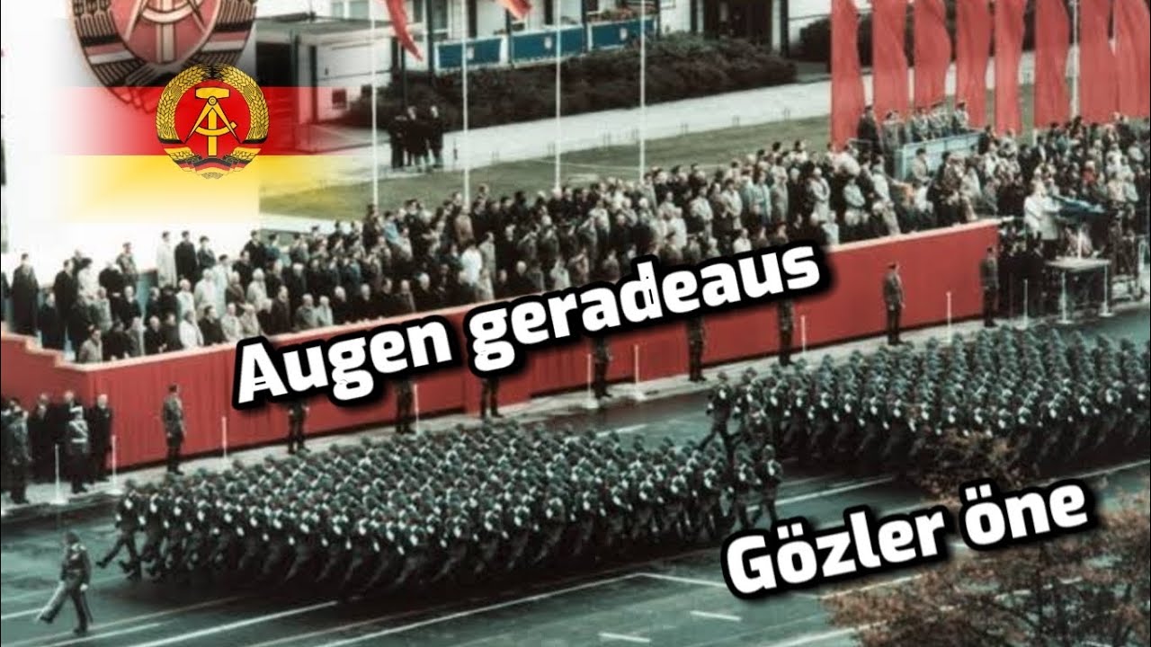 Augen geradeaus / Gözler öne (Alman Marşı) Türkçe çeviri