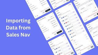 Importing Data From Sales Nav