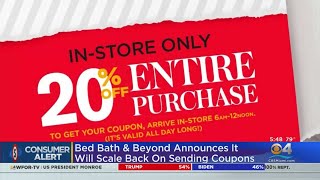 Bed Bath & Beyond Scale Back On Coupons