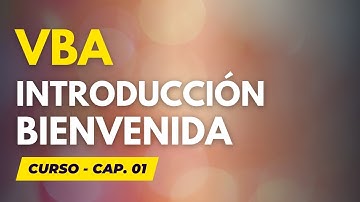 Curso Práctico Excel VBA: Cap. 1 - Introducción