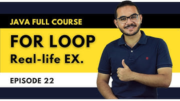 22) كورس الجافا المتكامل - أمثلة علي ال for loops