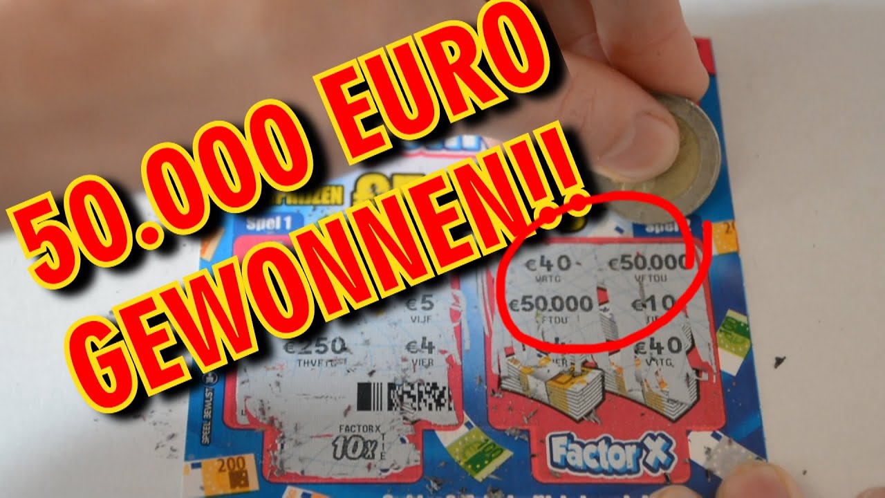 FLAPPENKRASSEN - 50.000 EURO GEWONNEN!!? - #KRASLOTEN - YouTube