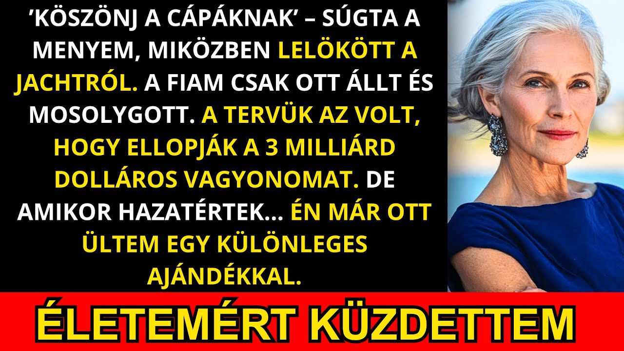 A Menyem Lelökött A Jachtról, Hogy Ellopjon 3 Milliárdot. Amikor Hazajöttek, Vártam Őket Egy…