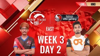 [HINDI] W3D2 - PMWL EAST - League Play | PUBG MOBILE World League Season Zero (2020)