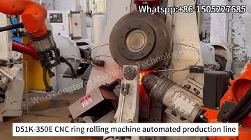 D51K 350E CNC ring rolling machine automated production line