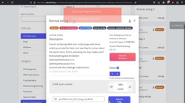 PicoCTF format string 1