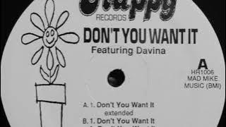 Davina - Don't You Want It (Extended)