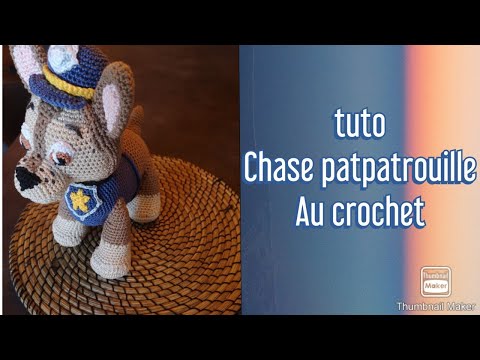 Pat Patrouille Peluches 30cm - Marcus Ruben Chase Modèle Chase