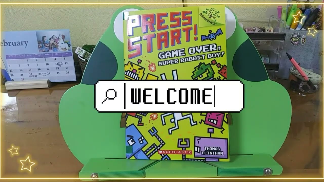 1.Press start!: game over, super rabbit boy!-Thomas Flintham (1편)