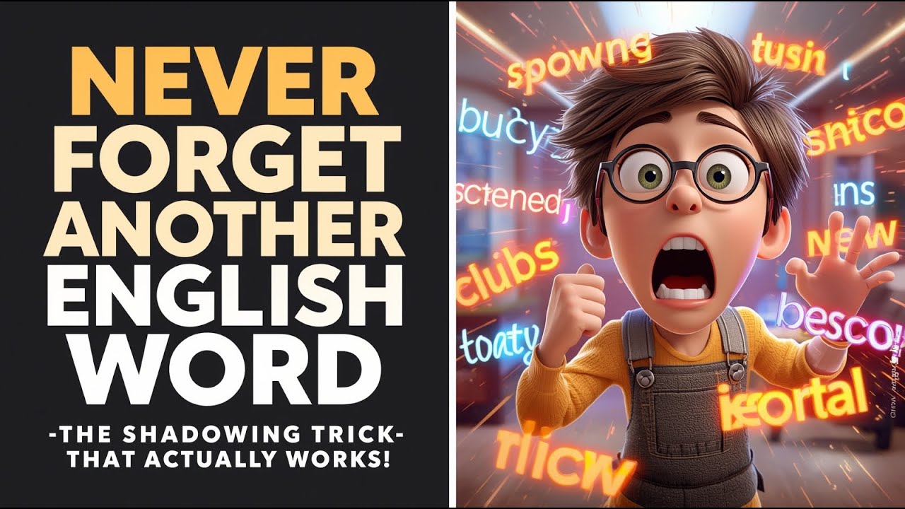 Never Forget Another English Word — The Shadowing Trick That Actually ...