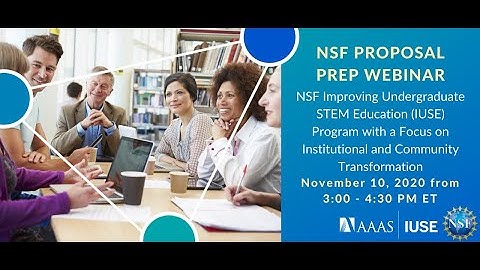 NSF Improving Undergrad STEM Education Program, Institutional & Community Transformation (ICT) Track