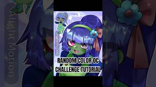 ✨Random color oc challenge TUTORIAL✨ #shorts #random_color_oc_challenge_tutorial