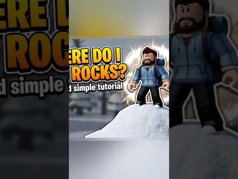 Finding Rocks in SURVIVE THE COLD (Roblox) - Quick Tutorial