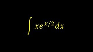 Integral of x*e^(x/2) - Integral example