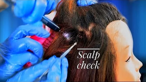 ASMR Satisfying Scalp Check for Sleep | No Talking