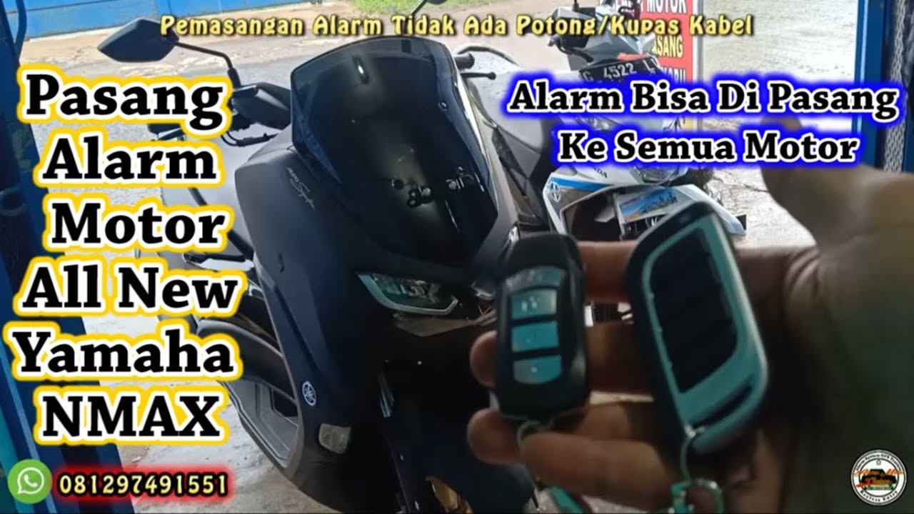 Alarm All New Yamaha NMAX  alarm motor  tangerang alarm 