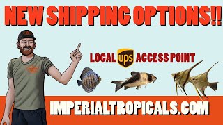 NEW SHIPPING OPTION!! This allows you to have your packages shipped to a local UPS access point!