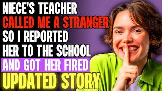 Nieces Teacher Called Me A Stranger So I Reported Her To The School & Got Her FIRED! r/Relationships
π΅ Listen on Spotify - https://open.spotify.com/show/2vHJUndiuHsb0XIG7hUL4v?si=gXtaAe7rTlGgkexQ7CgDTw π΅
MY PODCAST: https://www.youtube.com/channel/UC9L8wBBxTz9XgcQnBtAL-3Q/
SECOND CHANNEL: https://www.youtube.com/@MarkeeIndustries
In todays r/relationships story, OP was helping care for her niece during online school with parental permission but briefly appeared on camera to refocus her. The teacher objected, refused to share assignments, and complained to the parents, which led to the principal reprimanding her after OPβs sister escalated it.
00:00 Intro
00:22 Story 1 u/RinaFrost
03:44 Comments / OPs Replies
07:09 Update
09:08 Comments / OPs Replies
13:14 Story 2 u/Zebra_Zucchini_
15:46 Comments / OPs Replies
19:33 Update
20:51 Comments / OPs Replies
24:35 Story 3 u/Long-Debt-6765
27:41 Comments / OPs Replies
29:43 Update
33:17 Comments / OPs Replies
#redditstories #relationships #reddit Nieces Teacher Called Me A Stranger So I Reported Her To The School & Got Her FIRED! r/Relationships