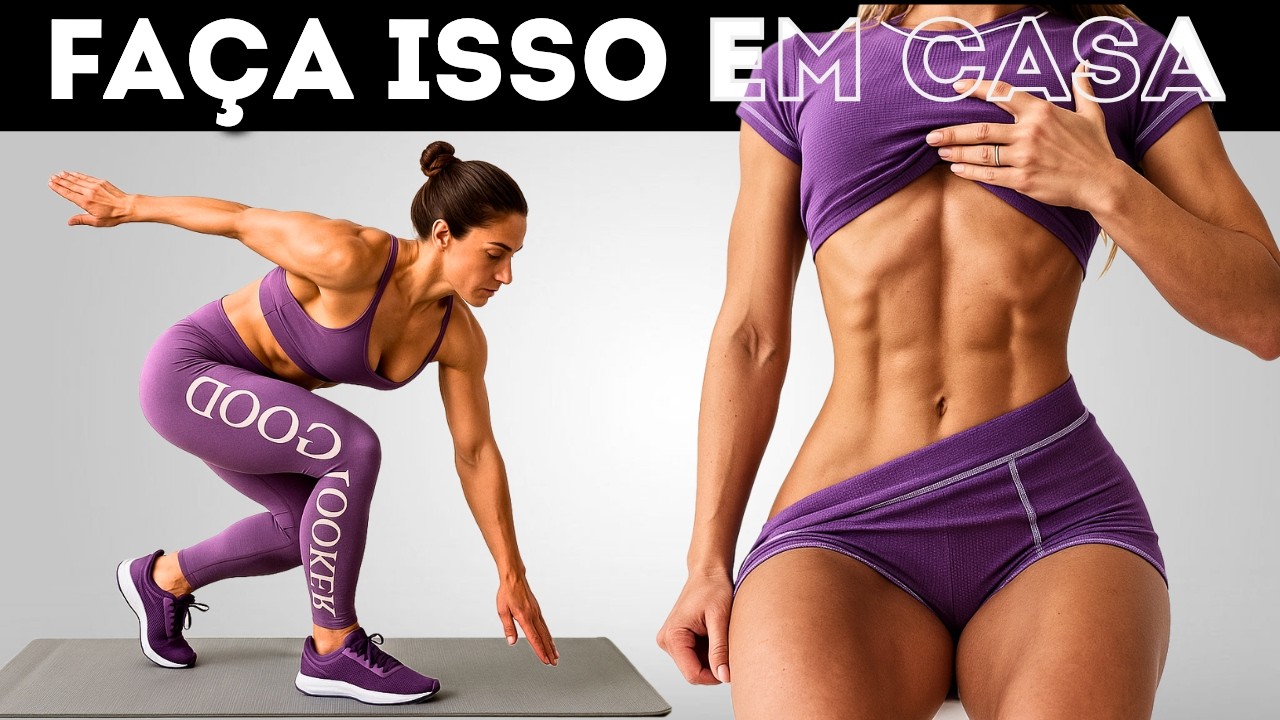 21 стоящее абдоминальное упражнение для потери жира на животе и подтяжки ног и ягодиц!