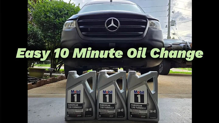 2019+ Mercedes Sprinter Easy Step by Step Oil Change VS30 Van 3.0 Diesel With Service Light Reset