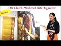 NO SEW DIY : Clutches, Wallets & Kits Organizer | How To Organize Purse & Clutch | Her Fab Way
