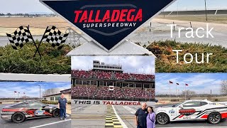 Talladega Super Speedway Track Tour, Talladega, AL - Grandstands, Victory Lane, Finish Line & Track