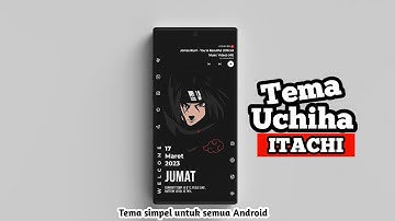 Simple Uchiha Itachi Theme For All Android - The Best Nova Launcher Setup 2023